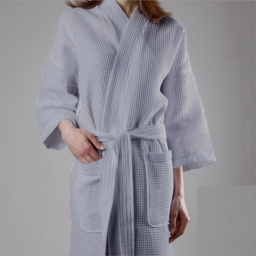 Plain Ladies Grey Bathrobe Standard for Home, Spa