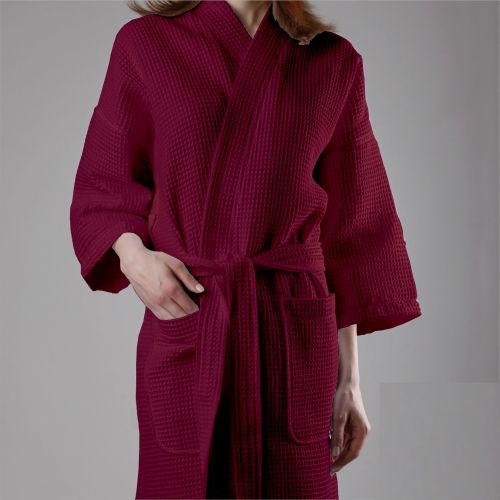 Plain Ladies Maroon Bathrobe Standard for Spa, Lounging