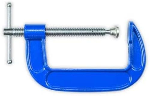 Mild Steel G Clamp, Color : Silver, Blue