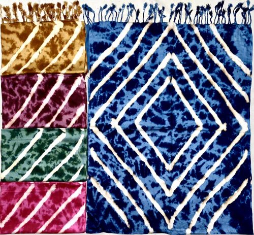 Printed Rayon Fabric Stole, Color : Multicolor for Formal Wear