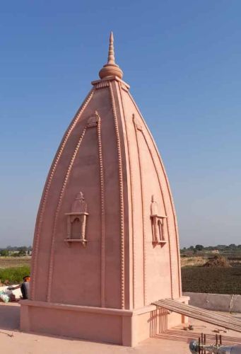 Smooth Finish Decorative Sandstone Temple Dome
