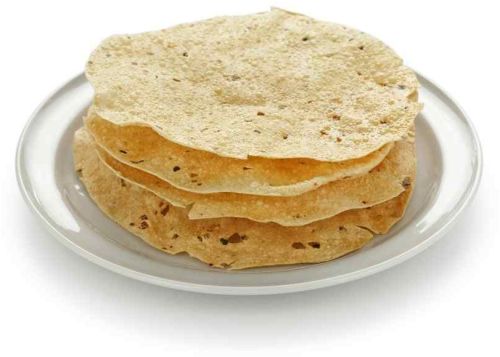 Black Gram Flour Urad Dal Papad, Color : Golden Brown