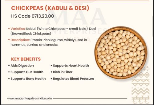  White Organic High-quality Chickpeas HS Code 0713