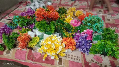 Artificial Flowers, Color : Multicolor