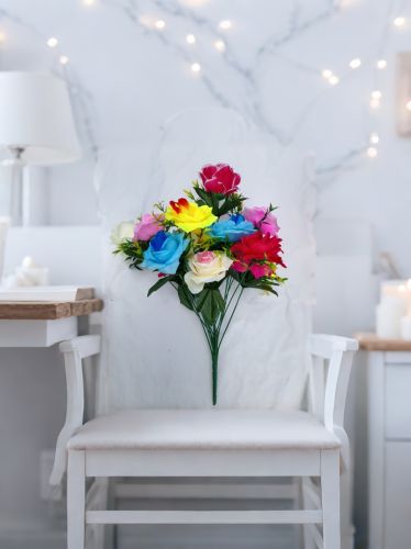 Wood Flowers Stick, Length : 30 Cm