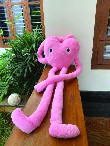 Plain Soft Toys, Color : Pink for Kid Playing