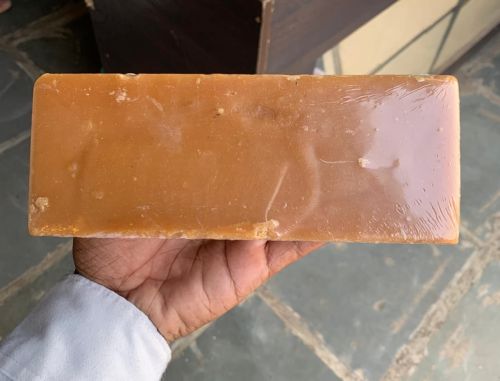 Natural Brownish Jaggery Block, Packaging Type : Plastic Packet