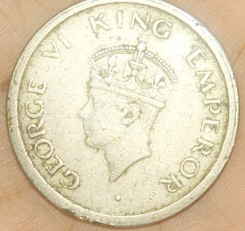 Non Polished George Vi King Old Coin, Color : Silver 0-5cm