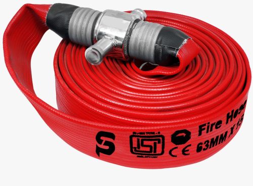 Coated Fire Hoses, Color : Red, Packaging Type : Packet