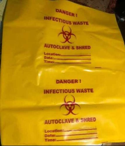 Plastic Infectious Bio Medical Waste Bag