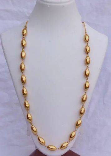 Polished Gold Ball Chain, Color : Golden, Gender : Female
