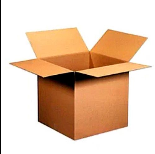 Plain Corrugated Packaging Boxes, Color : Brown