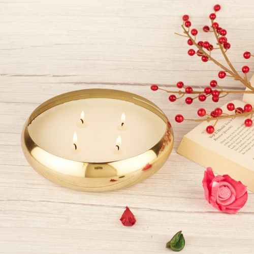Wax Decorative Scented Candle, Shape : Bowl Shaped