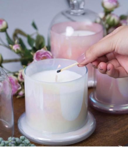 Soy Wax Jar Candles, Color : White for Decoration