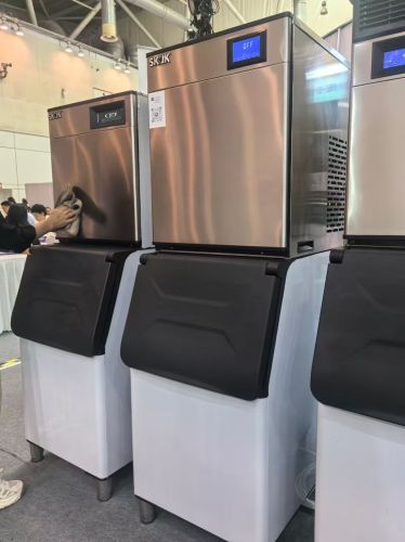 Automatic Commercial Ice Maker, Color : Grey