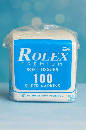 Tissue Paper Napkin, Brand Name : Rolex 30x30cm