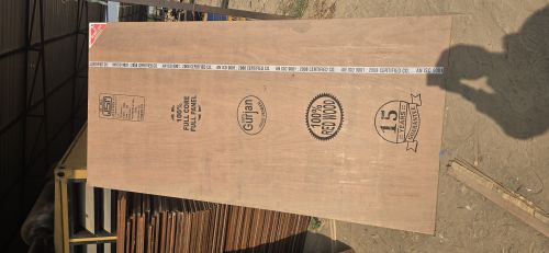 Plain Polished Hardwood Plywood, Color : Brown for Furniture Making