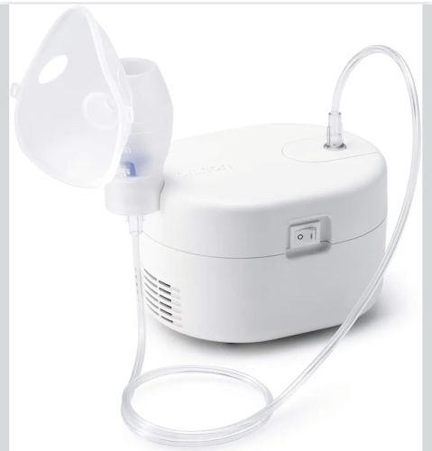 Omron Nebulizer, Color : White, Packaging Type : Box