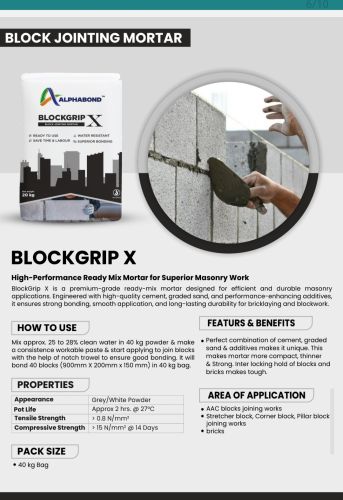 Block Jointing Mortar