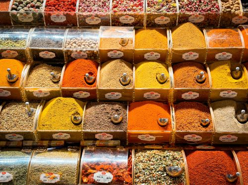Organic Spices, Color : Multicolor, Form : Powder