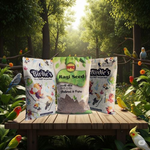 Birdie'S Natural Ragi Seeds and Mix Bird Seeds Combo