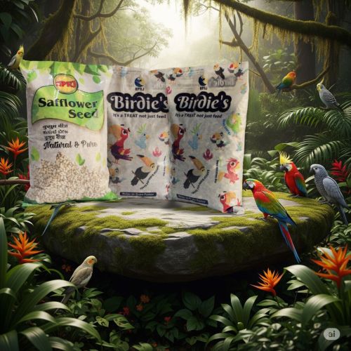 Birdie'S Safflower Seeds and Mix Bird Seeds Combo Pack