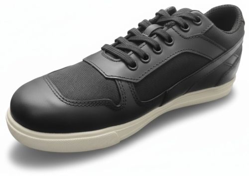 Rubber Sole Safety SHOES-1205, Color : Black, Sizes Available : 6-11