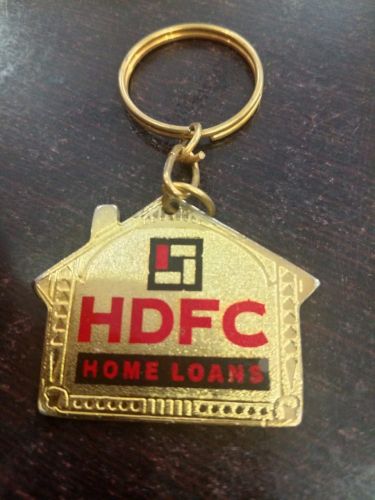 Polished Golden Metal Keychains, Shape : Multishape