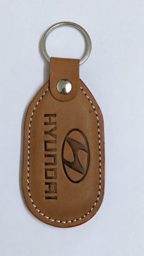 Polished Printed Leather Key Chain, Color : Blue.brown, Black