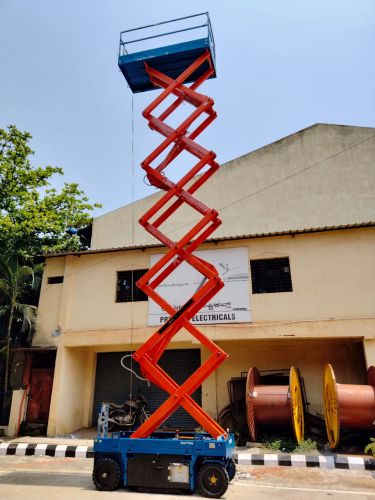 Vtech Movable Scissor Lift, Color : Yellow, Blue, Red/custom