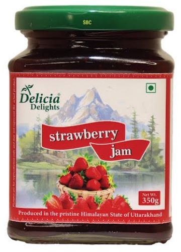 Strawberry Jam, Packaging Size : 500gm, 250gm, 1Kg for Hotels, Home