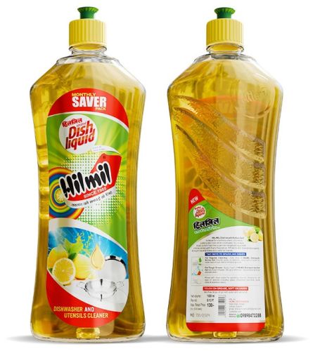 Hilmil 1000ml Dishwash Liquid, Color : Yellow