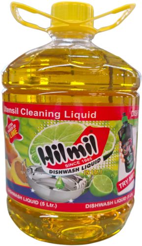 Hilmil 5000ml Dishwash Liquid, Color : Yellow