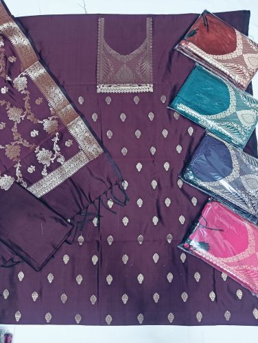 Pcb01 Ladies Silk Suits Party Wear