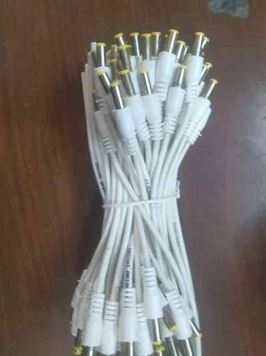 Male DC Pin Connector, Color : Black Red for CCTV