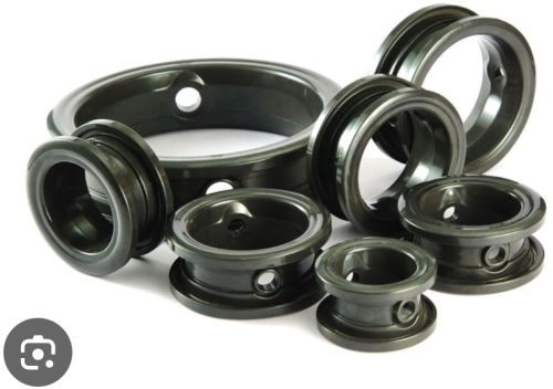 Rubber Butterfly Valve Seal, Color : Black 5mm, 10mm