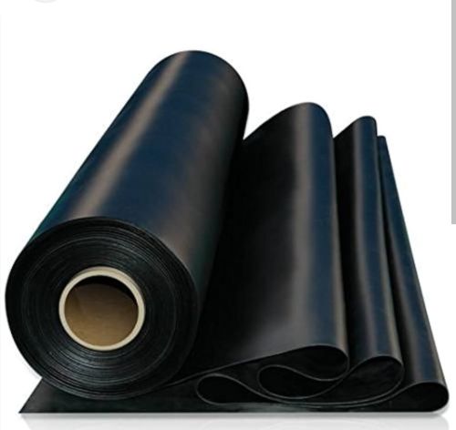 Plain Neoprene Rubber Sheet, Color : Black