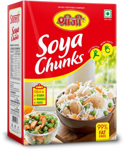 Common Shreeji Soya Chunks 200g, Certification : FSSAI