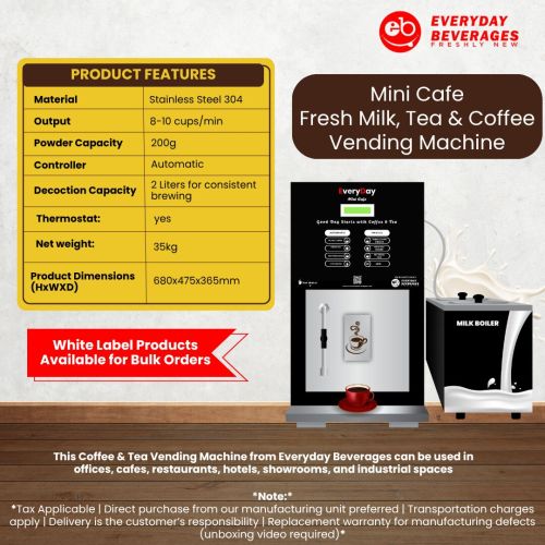 Tea-coffee Vending Machine Rental Services