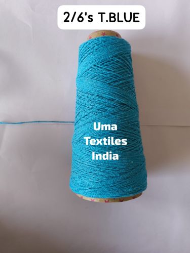 Plain Colorful Yarn, Color : Blue for Sewing, Weaving