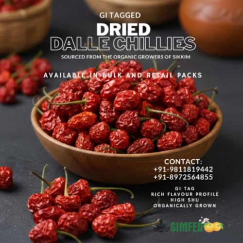 Dried Dalle Chilli/ Dalle Khursani / Cherry Pepper