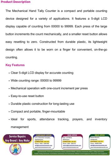Digital Hand Counter