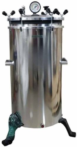 Stainless Steel Double Walled Vertical Autoclave, Capacity : 22 Litre