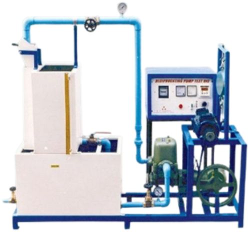 Mild Steel Reciprocating Pump Test Rig