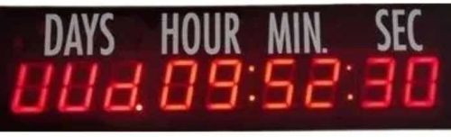 Plastic Seven Segment Countdown Display