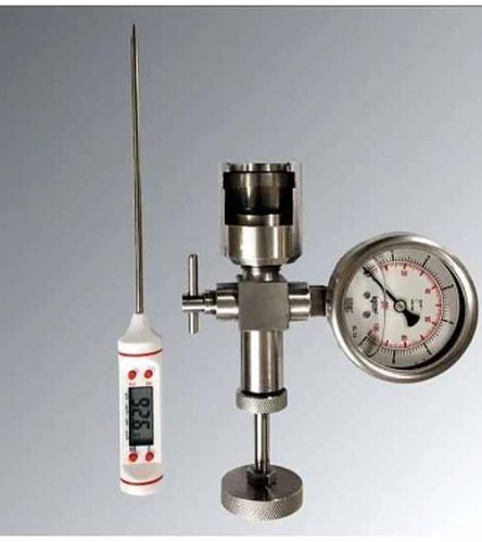 Stainless Steel Gas Volume Tester, Color : Silver