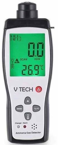 V Tech VT763 Ammonia Gas Detector, Color : Black Grey