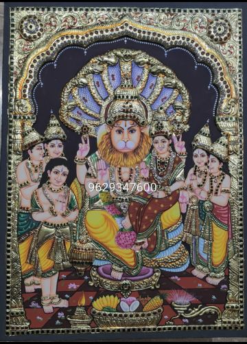 Bajrangbali Tanjore Paintings for Home, Hotels, Home Decor