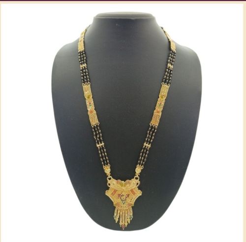 Golden Regal Bloom Functionwear Mangalsutra for Traditional Gatherings