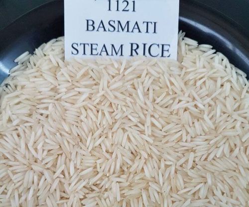 1121 Basmati Steam Rice, Color : White